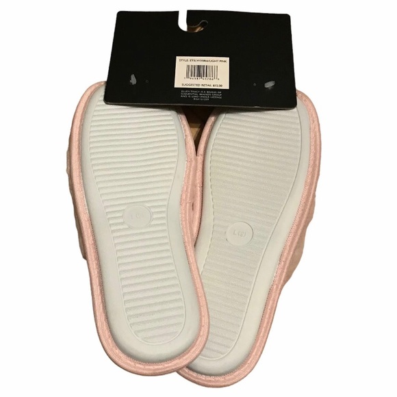 Ellen Tracy Women’s Light Pink Soft Memory Foam House Clog Slippers Size 9 Large - Picture 3 of 3